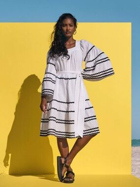 NWT Lisa Marie Fernandez x Target Ric Rac Linen Dress